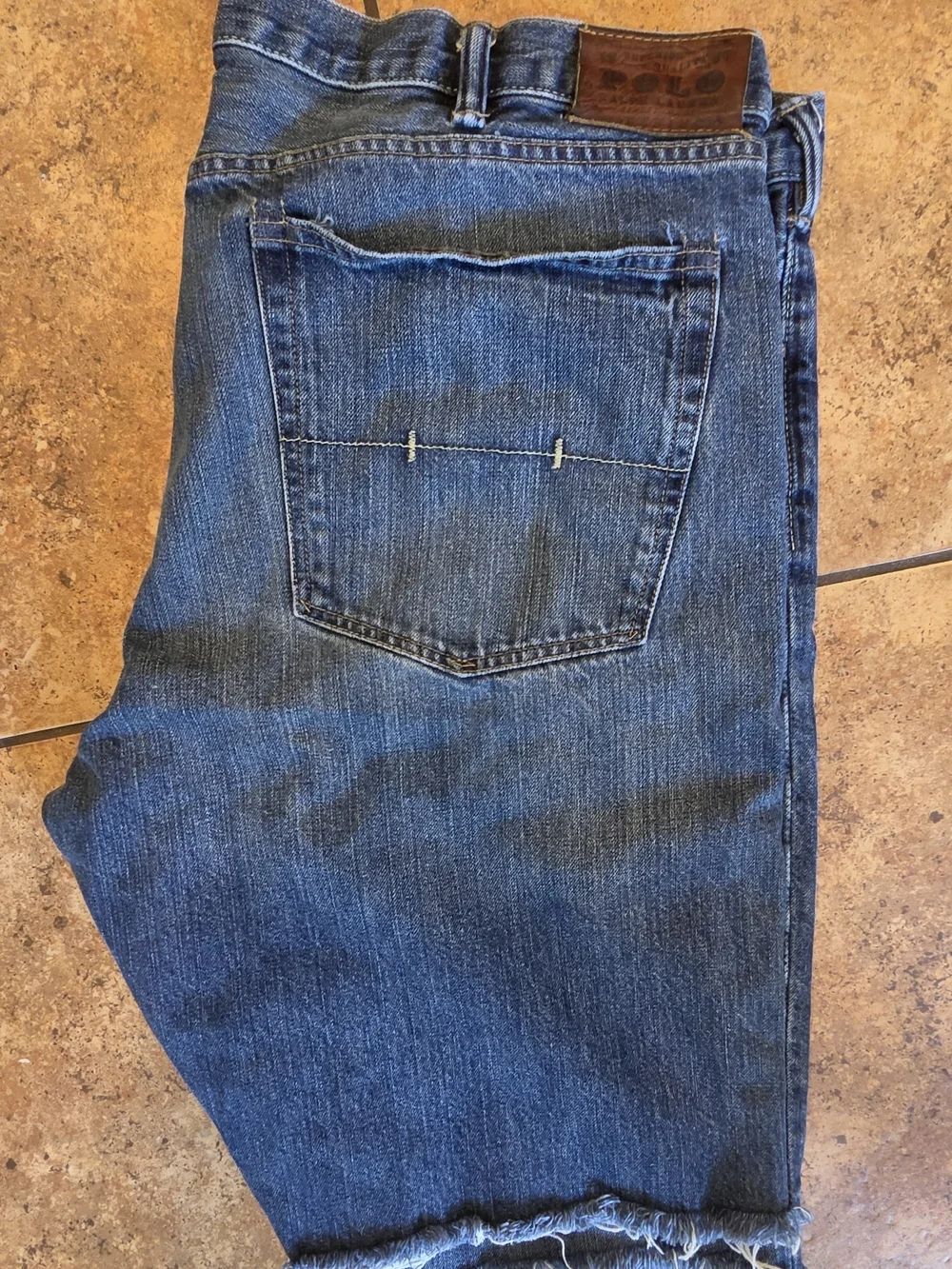 Ralph Lauren Men's Blue Denim Jeans - Classic Straight Fit
